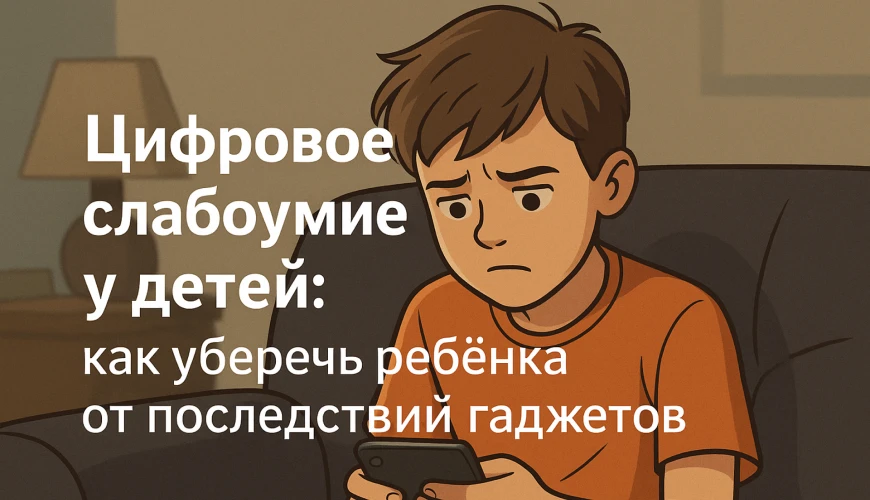 Цифровое слабоумие у детей: как уберечь ребёнка от последствий гаджетов